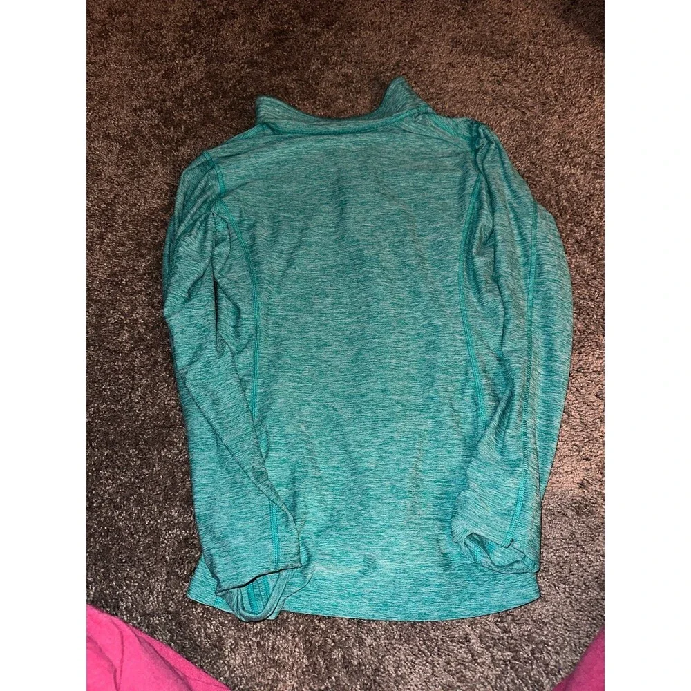 The north face teal blue zip up - Picture 4 of 5